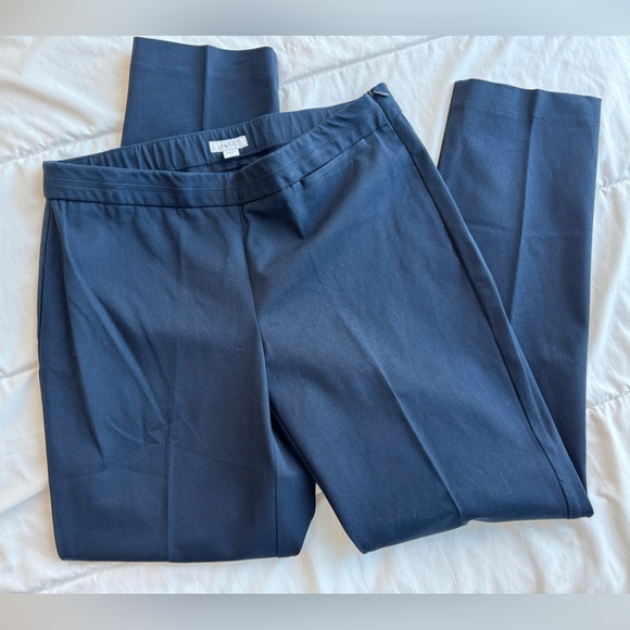 J. Jill Precision Stretch Pants in Navy - Size 10 - Picture 1 of 8